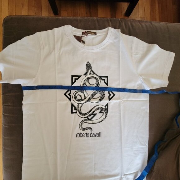 NWT ROBERTO CAVALLI MENS GRAPHIC TEE SIZE S - Picture 9 of 10